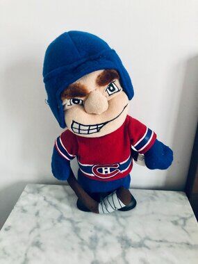 Vintage NHL Montreal Canadiens 15" Animated Plush Hockey SC Sports (NON-WORKING)